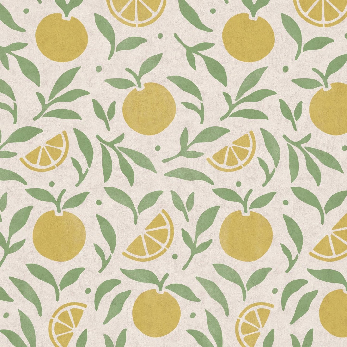 Citrus Fruit Stencil