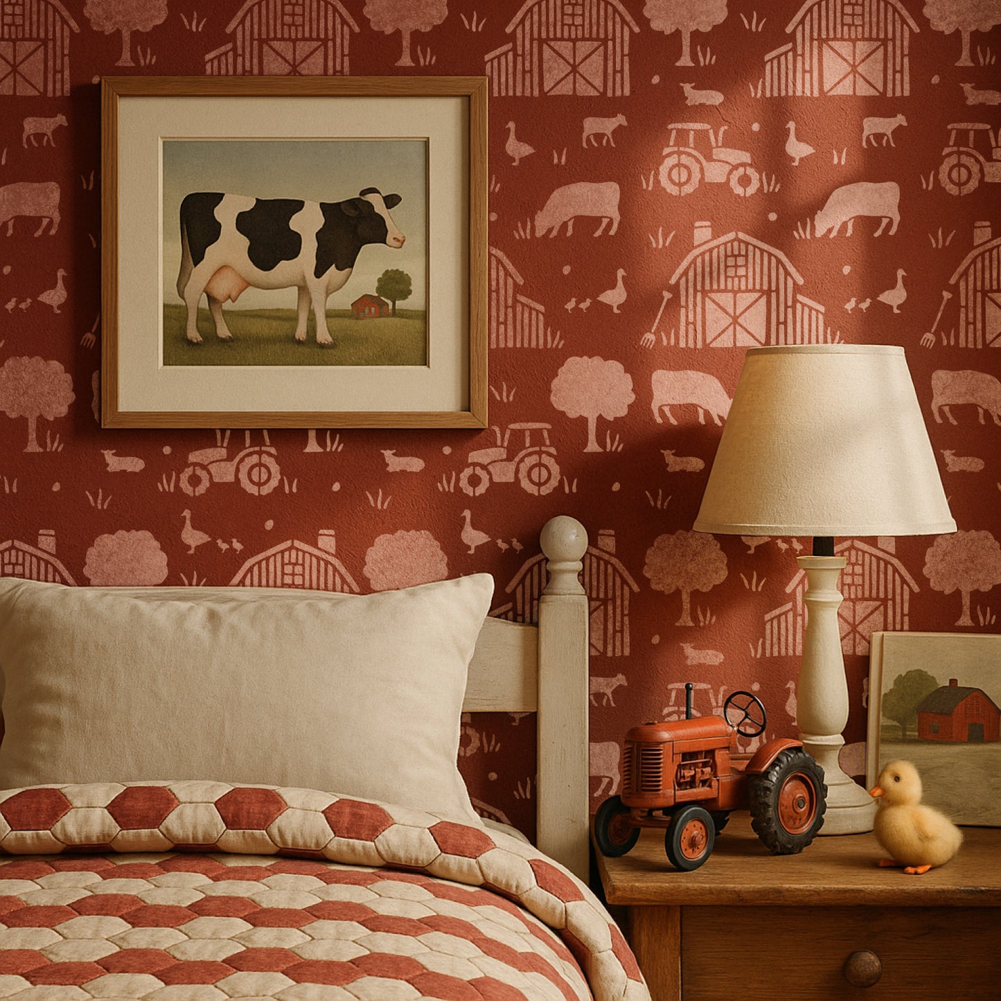 Countryside Farm Animal Stencil