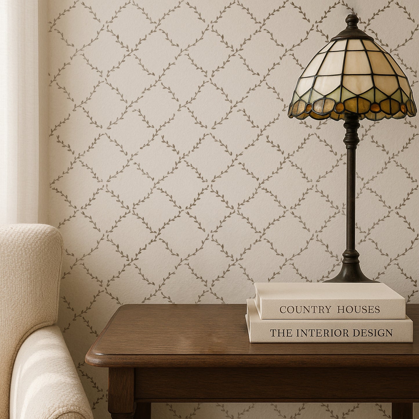 Farmhouse Trellis Stencil