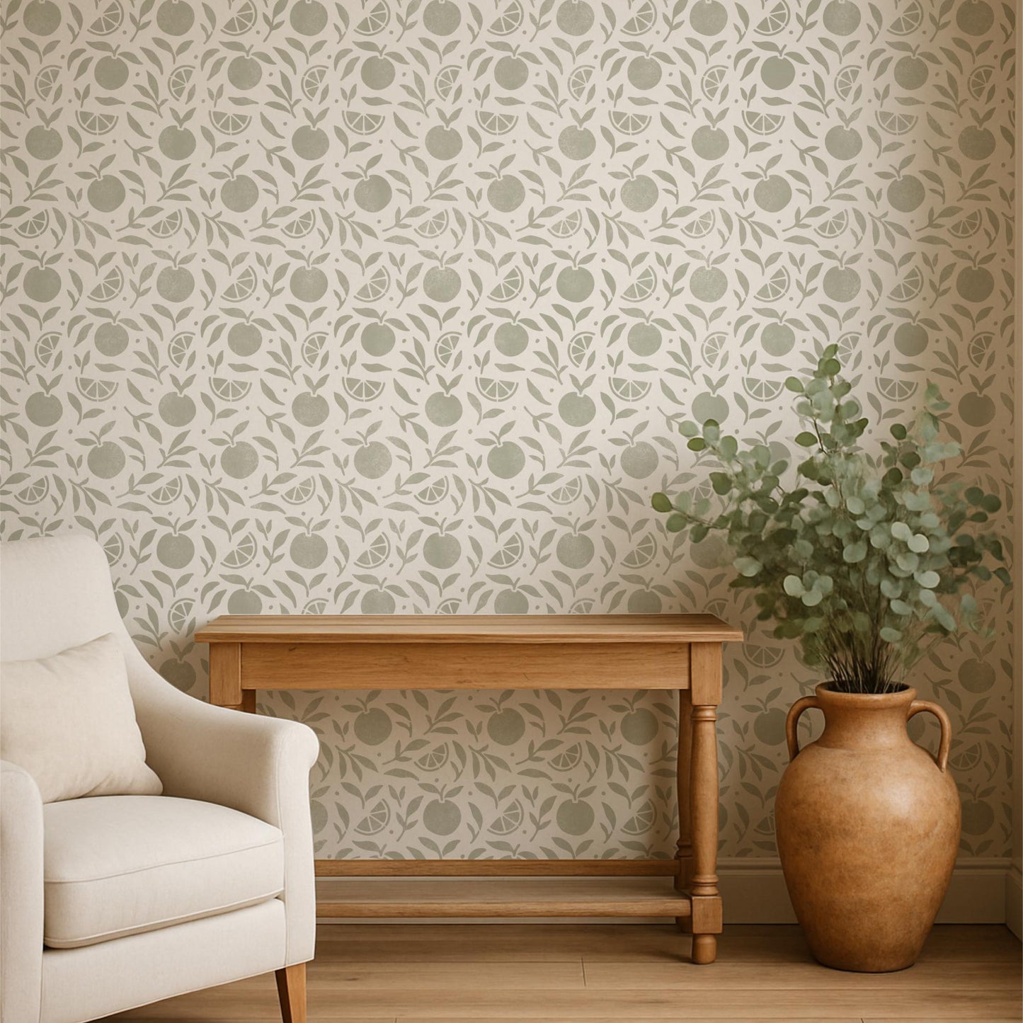 Citrus Fruit Stencil
