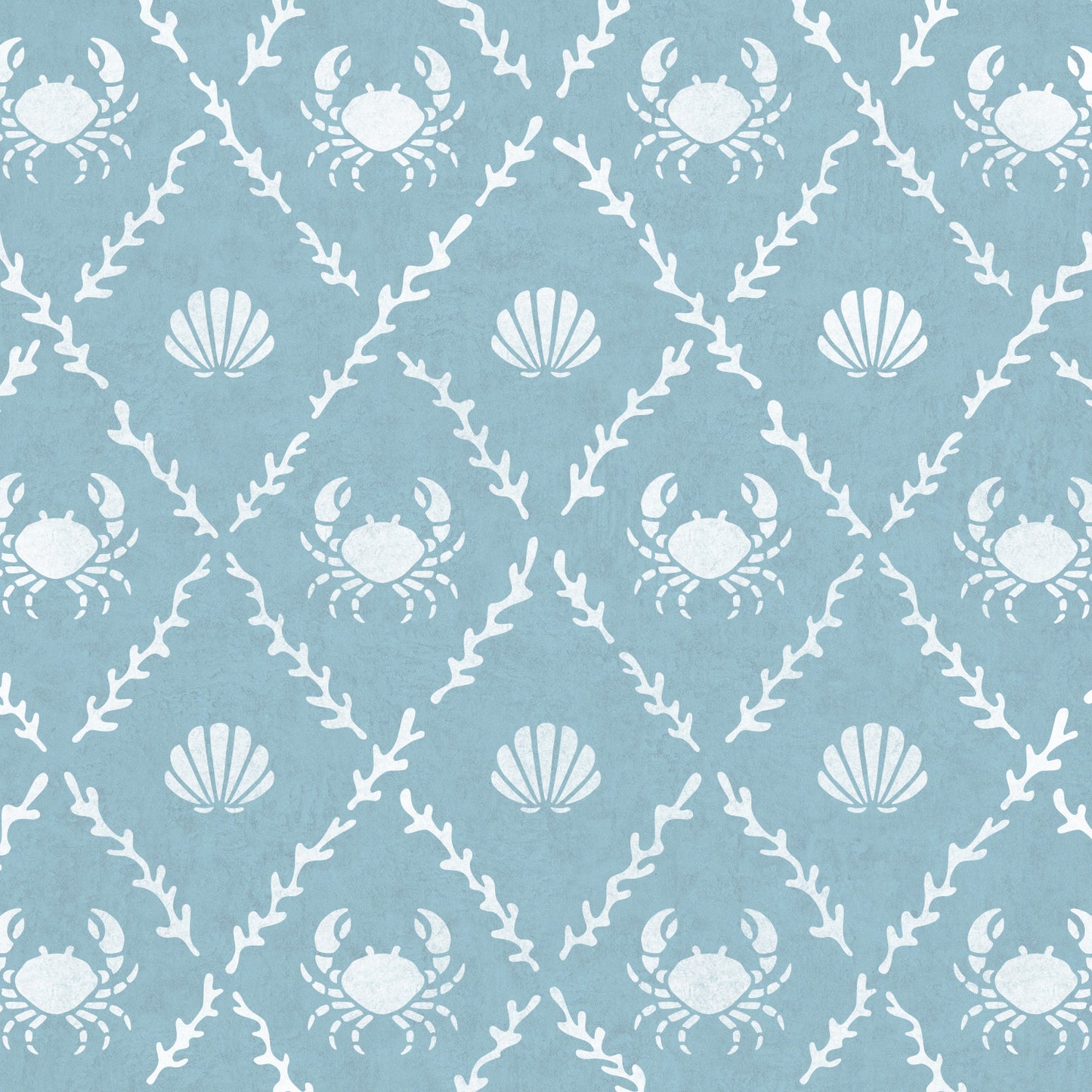 Crab & Shell Stencil