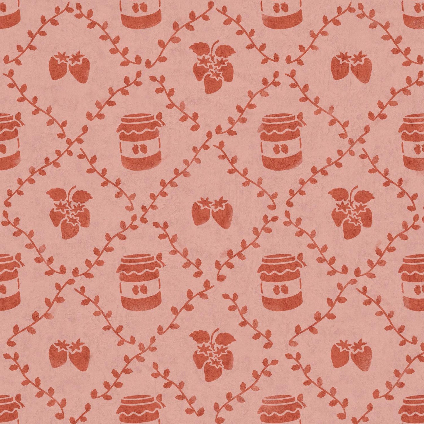 Strawberry Jam Stencil