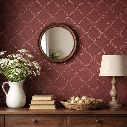 Farmhouse Trellis Stencil