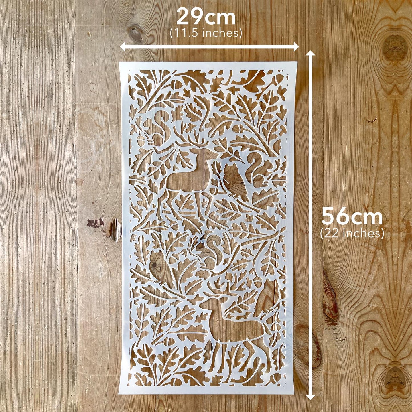 Woodland Forest Stencil