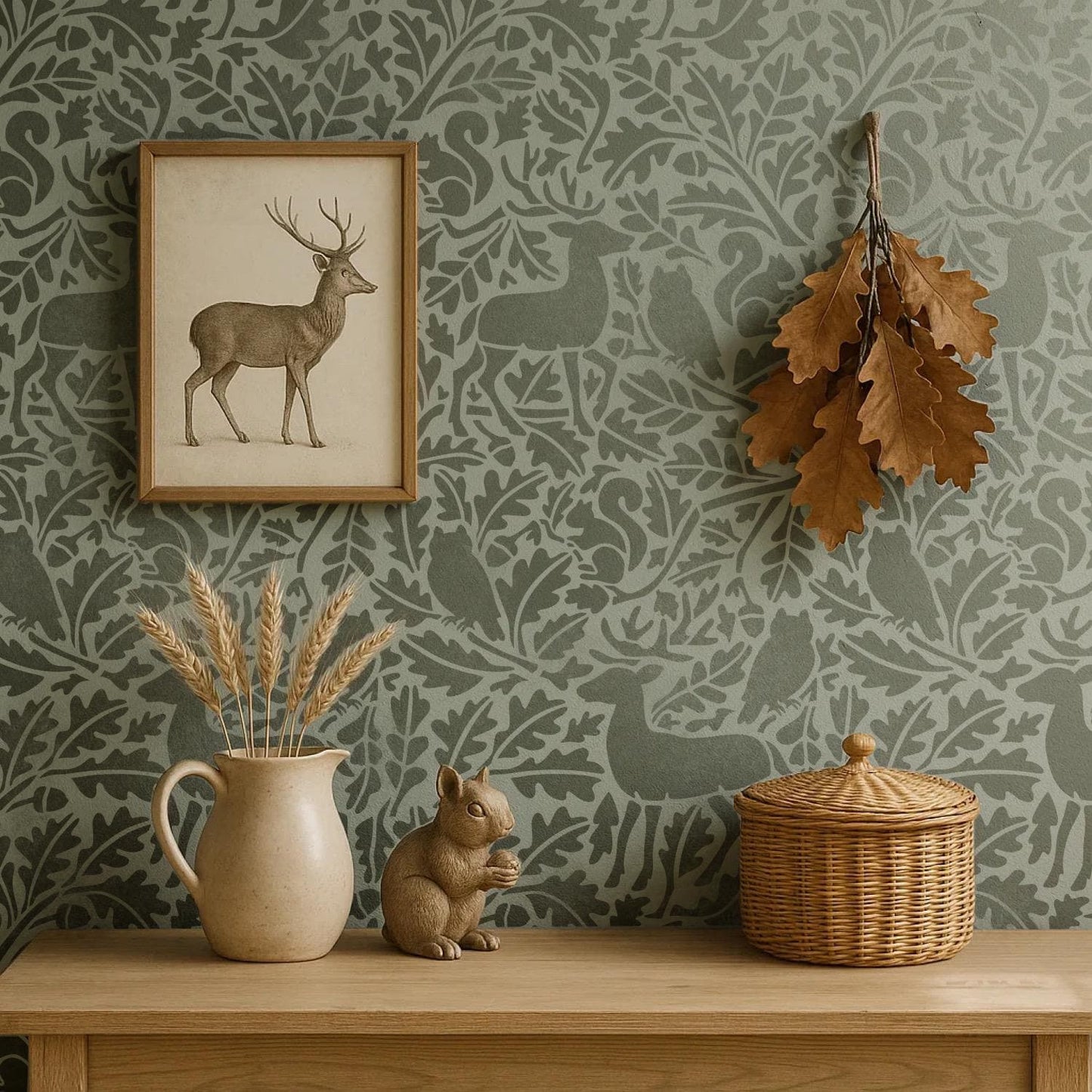 Woodland Forest Stencil