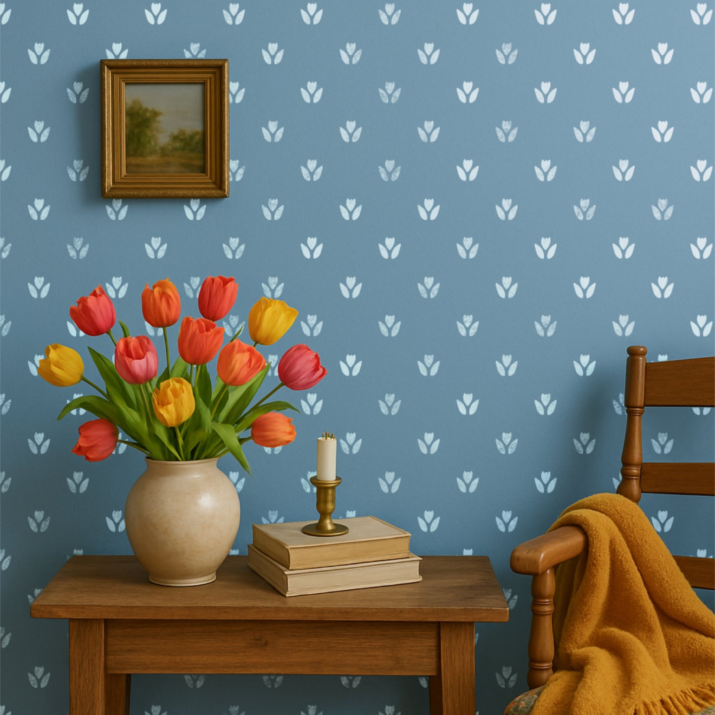 Cottage Tulip Stencil