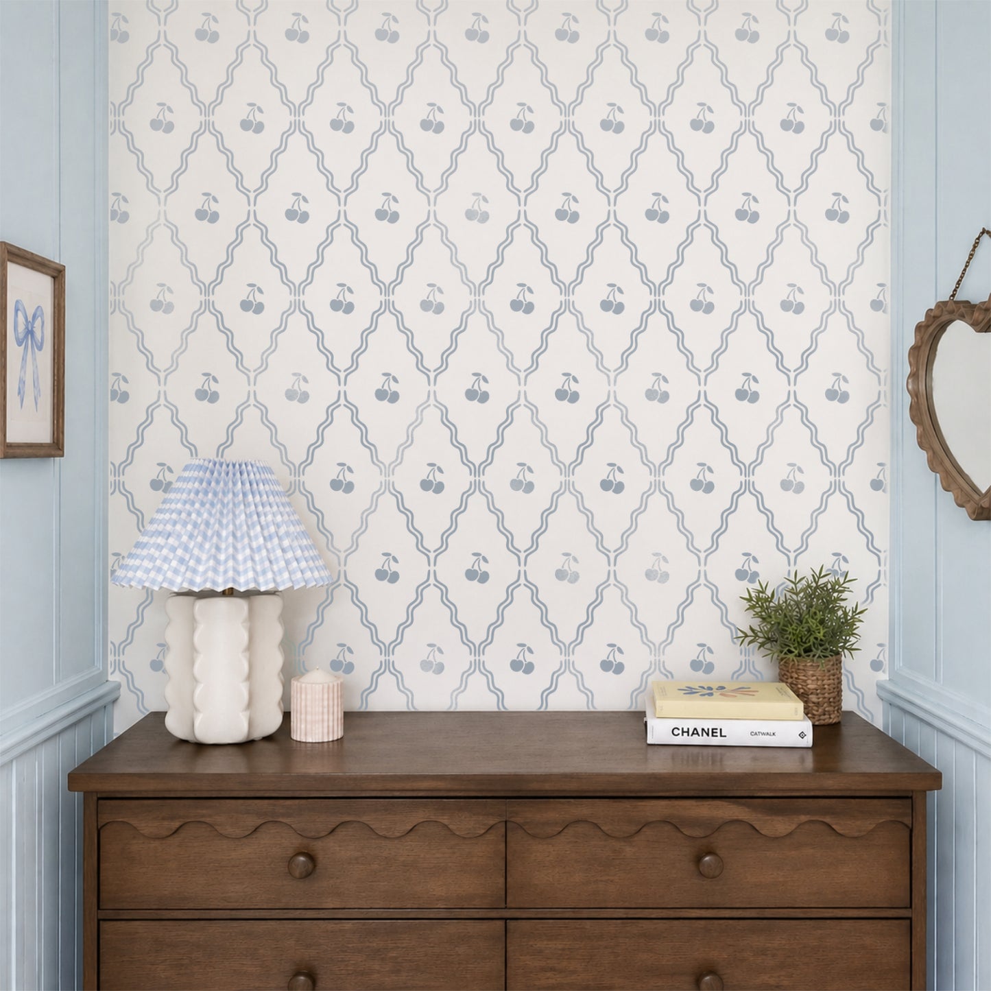 Cherry Scallop Stencil