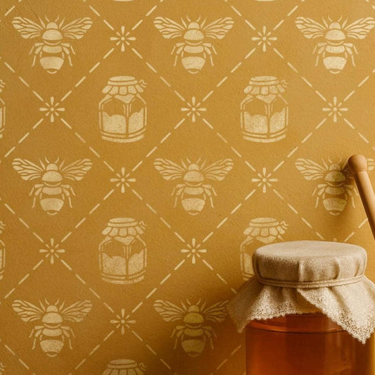 Honey Bee Stencil