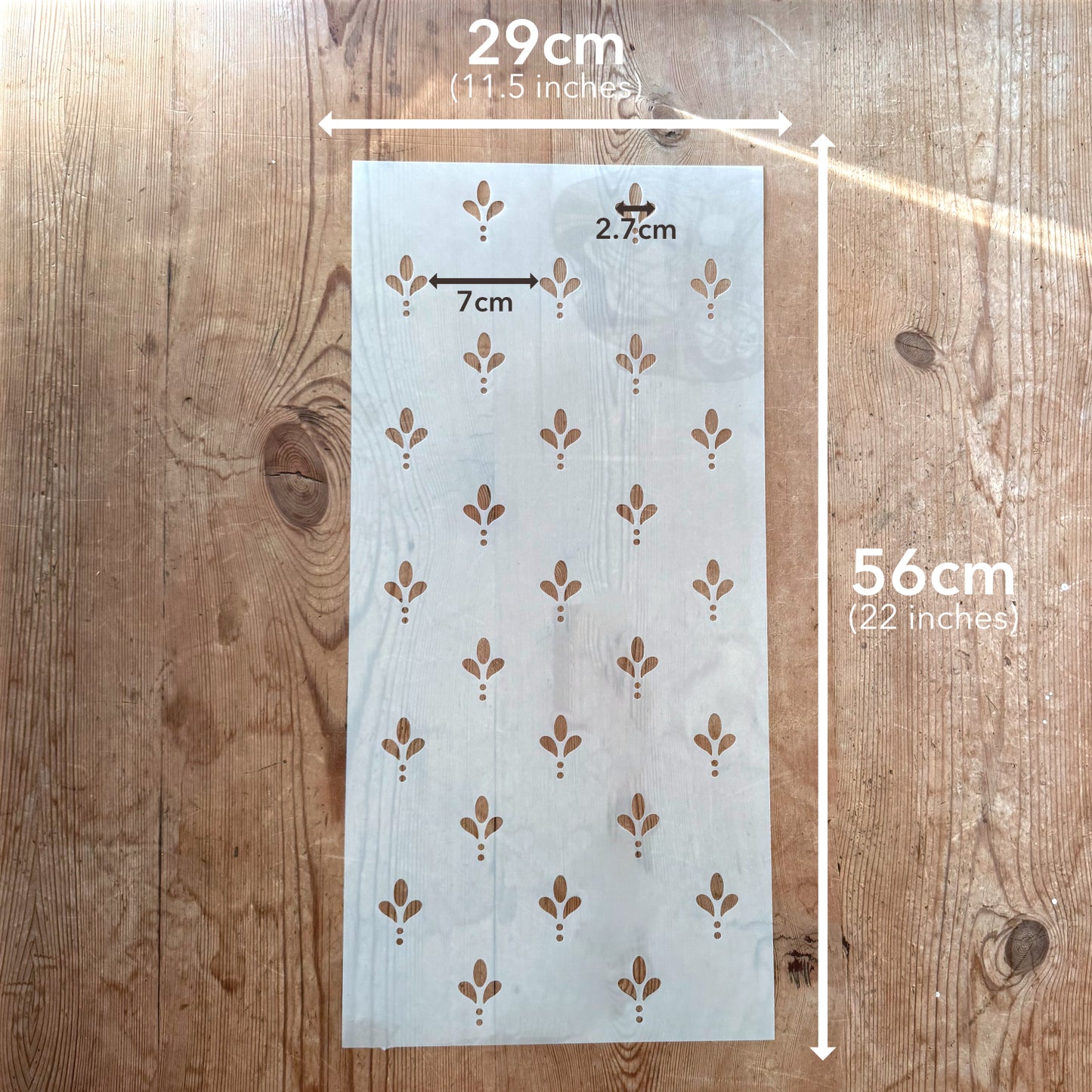 Ditsy Folk Wall Stencil