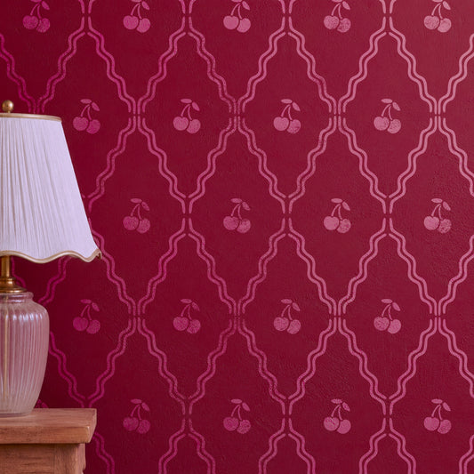 Cherry Scallop Stencil