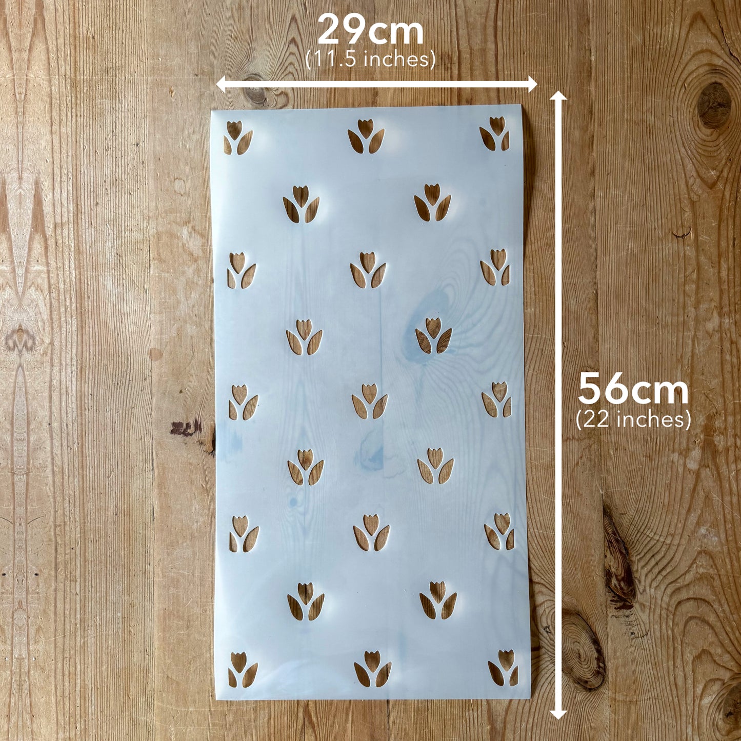 Cottage Tulip Stencil