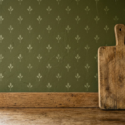 Ditsy Folk Wall Stencil