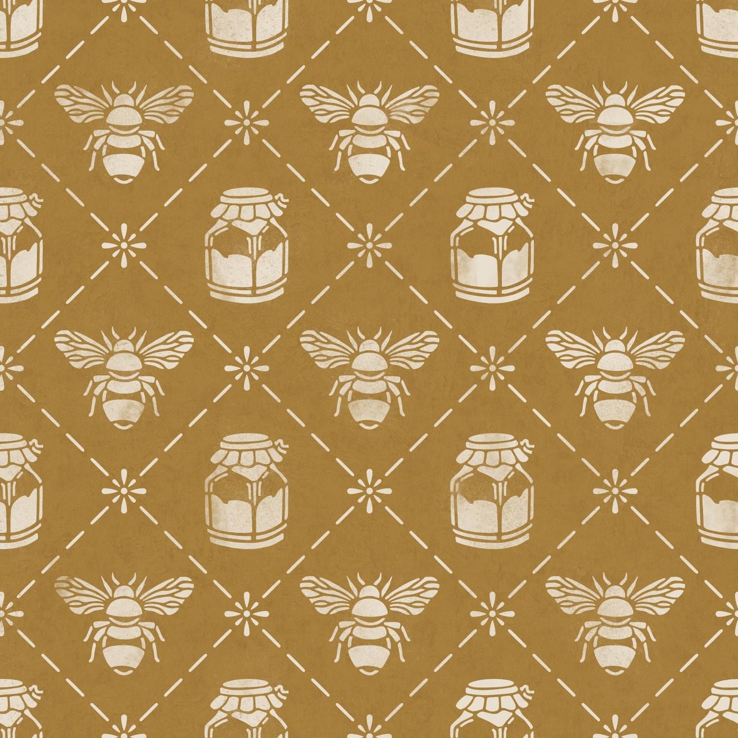 Honey Bee Stencil
