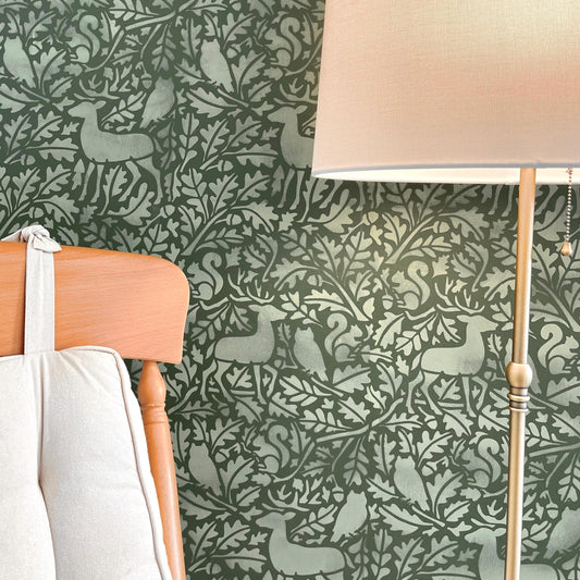 Woodland Forest Stencil